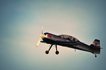 light aircraft in flight