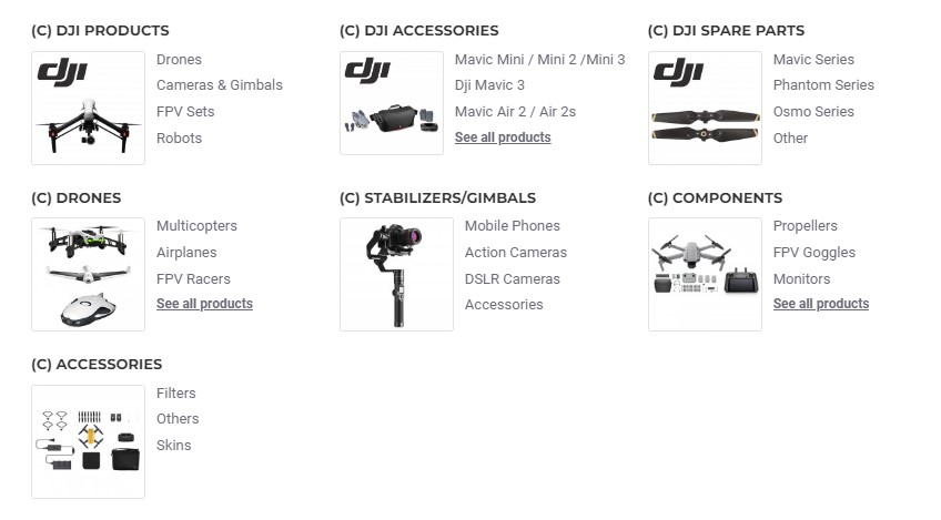 one drone products 
