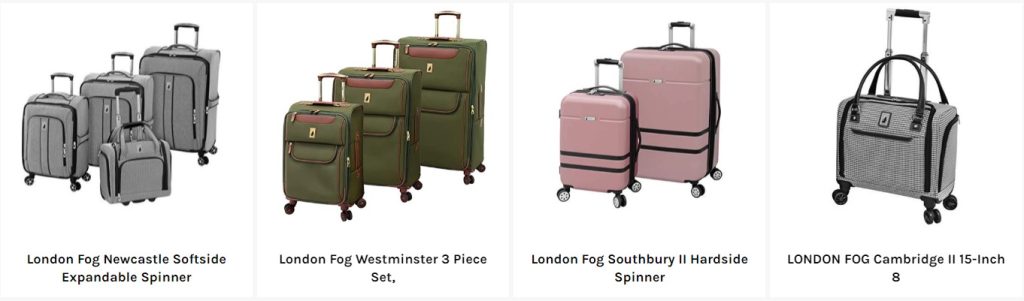 London fog luggage collection