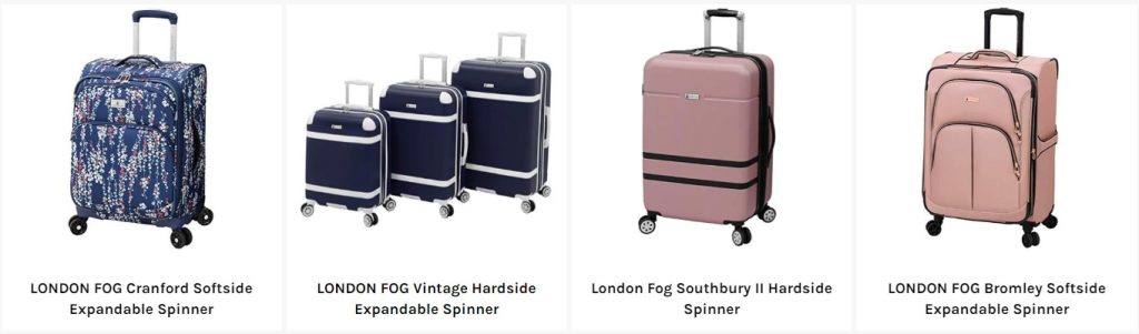 london fog luggage collections